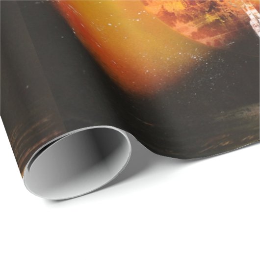 Planetentraum Geschenkpapier (Rolleneckpunkt)