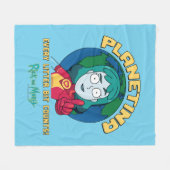 Planetina - Jede Litze zählt Fleecedecke (Vorderseite (Horizontal))