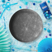 Planetmercury-Astronomie-WegwerfpapierTeller Pappteller (Party)