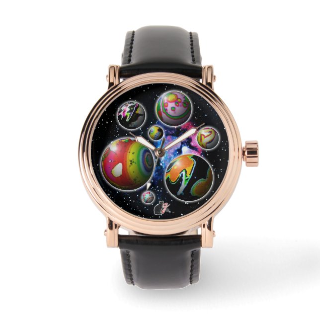 Planetoide Armbanduhr (Vorderseite)