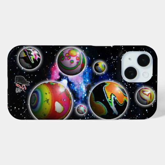 Planetoide Case-Mate iPhone Hülle (Rückseite (Horizontal))