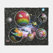 Planetoide Fleecedecke (Vorderseite (Horizontal))