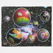 Planetoide Fleecedecke (Vorderseite (Horizontal))