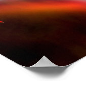 Planetoide im Nebelcluster RR90 Poster (Ecke)