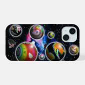 Planetoide iPhone 15 Hülle (Rückseite (Horizontal))
