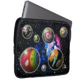 Planetoiden-Laptop-Hülle Laptopschutzhülle (Vorne Rechts)