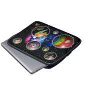 Planetoiden-Laptop-Hülle Laptopschutzhülle (Vorne Knopf)