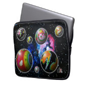 Planetoiden-Laptop-Hülle Laptopschutzhülle (Vorderseite Links)