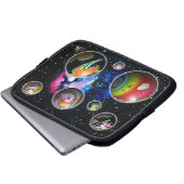 Planetoiden-Laptop-Hülle Laptopschutzhülle (Vorne Knopf)