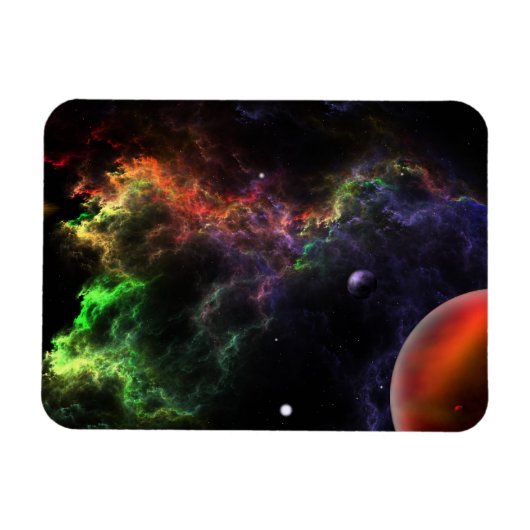 Planetoiden - Nebelcluster-Fotomagnet Magnet (Horizontal)