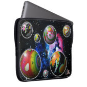 Planetoids Laptop Sleeve (Vorne Rechts)