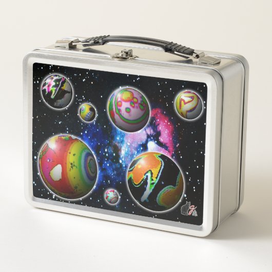 Planetoids Metal Lunchbox (Vorderseite)