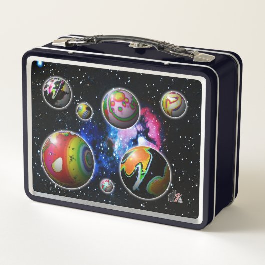 Planetoids Metal Lunchbox (Rückseite)