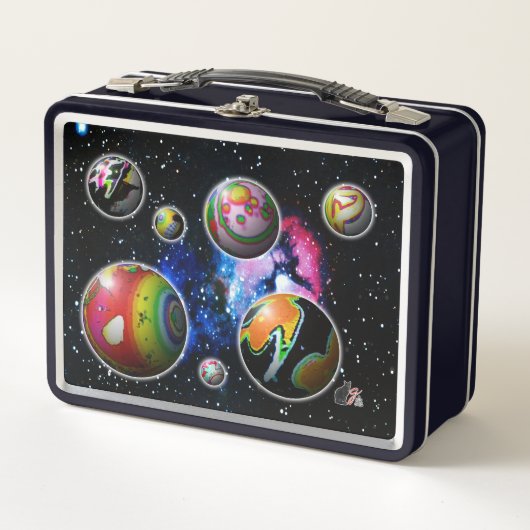 Planetoids Metal Lunchbox (Vorderseite)
