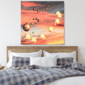 Planets Abound Leinwanddruck (Insitu (Schlafzimmer))