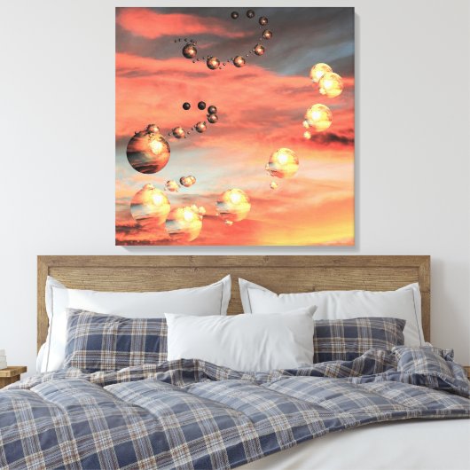 Planets Abound Leinwanddruck (Insitu (Schlafzimmer))