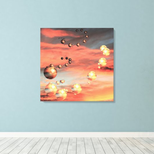 Planets Abound Leinwanddruck (Insitu (Holzboden))