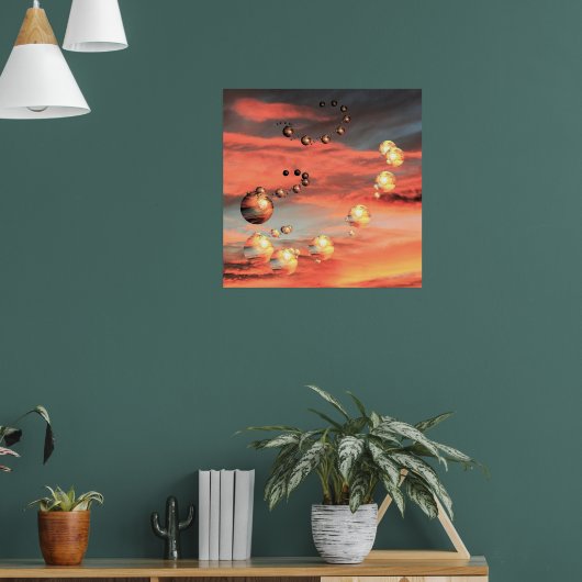 Planets Abound Poster (Wohnzimmer 1)