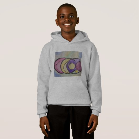 Planets Abstrakt Art Hoodie (Vorne ganz)