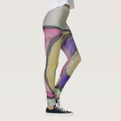 Planets Abstrakt Art Leggings (Rechts)