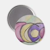 Planets Abstrakt Art Magnet (Vorderseite/Rückseite)