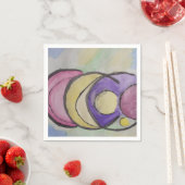 Planets Abstrakt Art Paper Napkins Serviette (Beispiel)