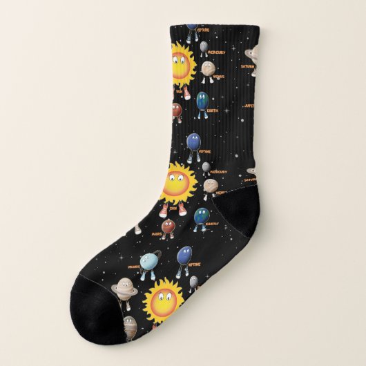 Planets and The Solar System Socken (Links - Außen)