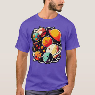 Planets Art Cosmos T-Shirt