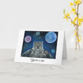 Planets Birthday Card Karte (Gelbe Blume)