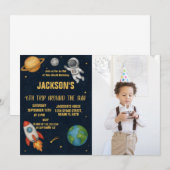 Planets Explorer-Party einladen Einladung (Vorne/Hinten)