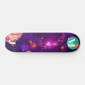 Planets in Space Personalized Skateboard (Horizontal)