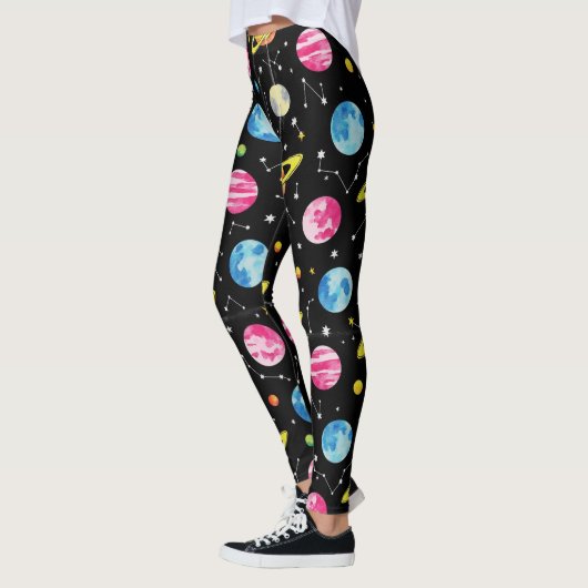 Planets Moons Galaxy Muster Leggings (Links)