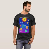 Planets of the Solar System Boys & Girls STEM Kids T-Shirt (Vorne ganz)