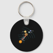 Planets Orbit Solar System Galaxy Science Women Ki Schlüsselanhänger (Vorderseite)