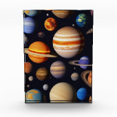 Planets Pattern Fotoblock (Vorderseite)