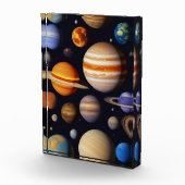 Planets Pattern Fotoblock (Rechts)
