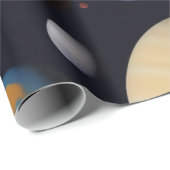 Planets Pattern Geschenkpapier (Rolleneckpunkt)