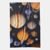 Planets Pattern Geschirrtuch (Vertikal)