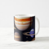 Planets Pattern Kaffeetasse (VorderseiteRechts)