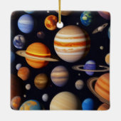 Planets Pattern Keramikornament (Rückseite)