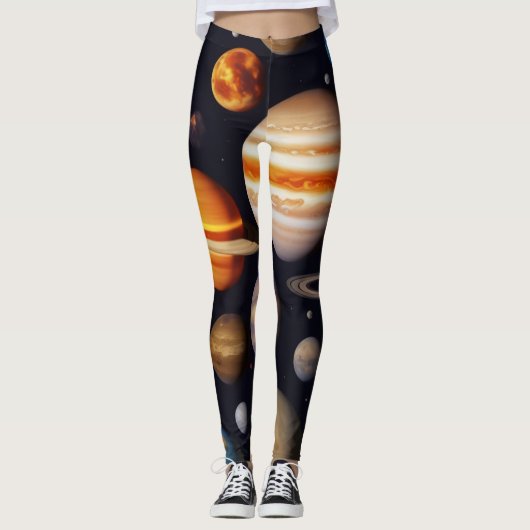 Planets Pattern Leggings (Vorderseite)
