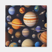 Planets Pattern Magnet (Vorne)