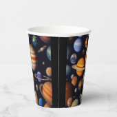 Planets Pattern Pappbecher (Rechts)