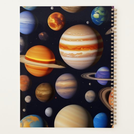 Planets Pattern Planer (Rückseite)