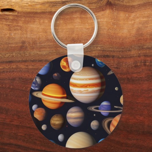 Planets Pattern Schlüsselanhänger (Vorderseite)
