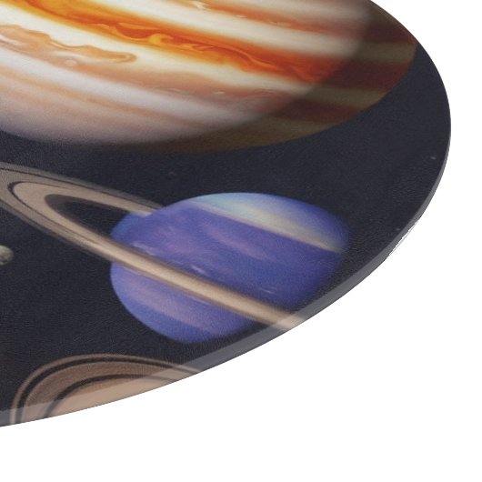 Planets Pattern Schneidebrett (Ecke)