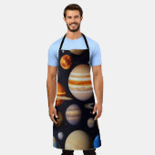 Planets Pattern Schürze (Getragen)