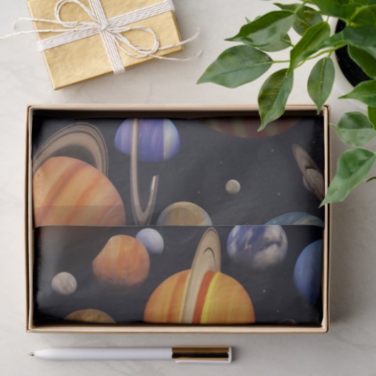 Planets Pattern Seidenpapier (Geschenk)
