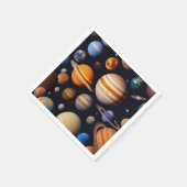 Planets Pattern Serviette (Ecke)