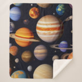 Planets Pattern Sherpadecke (Vorderseite)